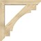 Ekena Millwork Merced Slat Rough Sawn Bracket w/ Offset Brace, Douglas Fir, 6"W x 36"D x 36"H BKT0604X36X36MRC06RDF - alternate 2